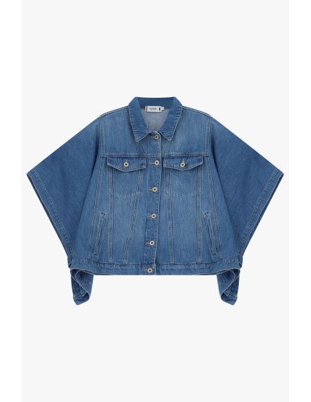 Veste en denim oversize à manches larges S’il vous plaît