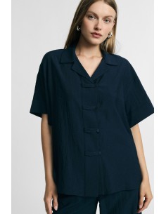 Chemise courte avec fermeture boutonnée Please 2