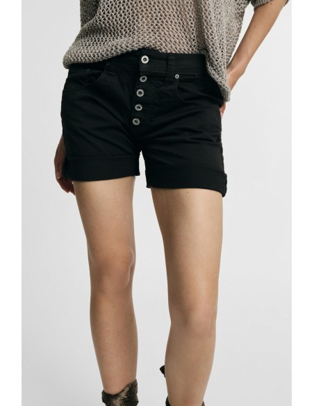 Short regular fit avec revers et boutons Please