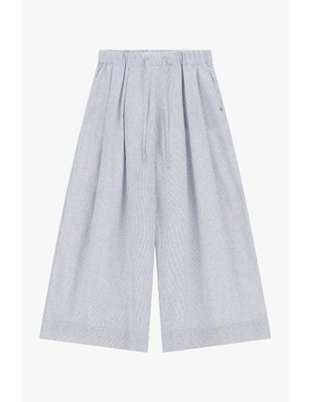 Pantalon palazzo ample avec élastique et cordon de serrage, s’il vous plaît