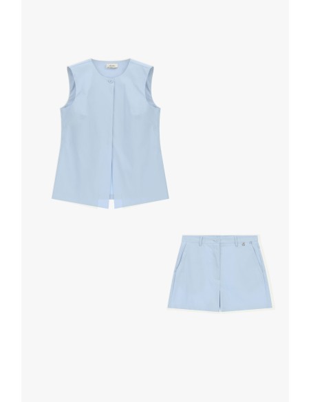 Gilet sans manches avec fermeture à boutons Dixie