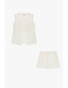 Gilet sans manches avec fermeture à boutons Dixie