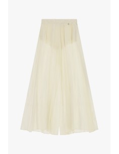 Pantalon palazzo ample à taille élastiquée Dixie