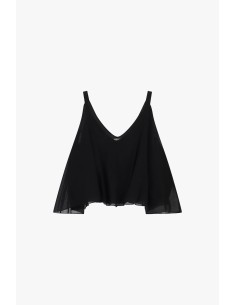 Top large avec bretelles et ourlet asymétrique Dixie 2