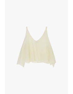 Top large avec bretelles et ourlet asymétrique Dixie
