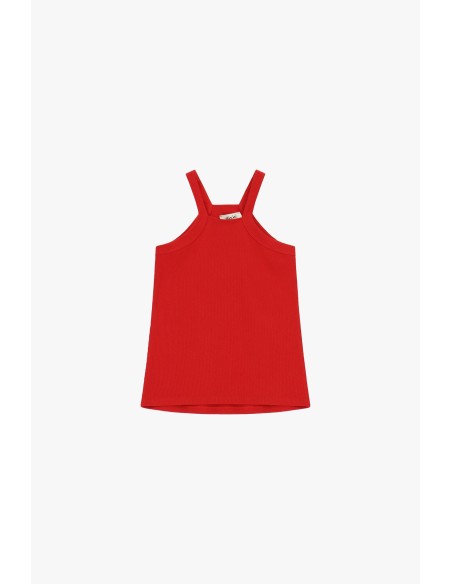 Dixie Straight-Neck Top with Wide Straps (Top à col droit et larges bretelles)