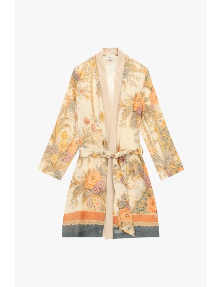 Manteau Duster Floral Fantasy Belt Dixie