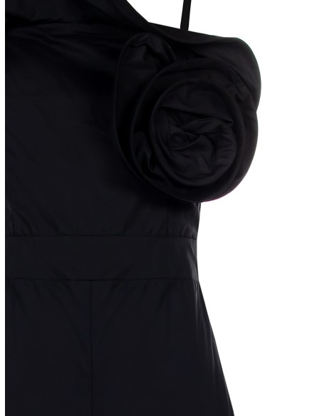 Combinaison palazzo en coton avec maxi structuré rose Rinascimento