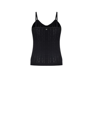 Top en tricot de coton à fines bretelles Rinascimento