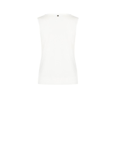 Top en maille mélangée de viscose avec perles et cristaux Rinascimento