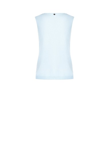 Top en maille mélangée de viscose avec perles et cristaux Rinascimento