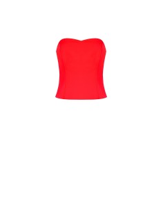 Top bandeau en tissu fluide Rinascimento
