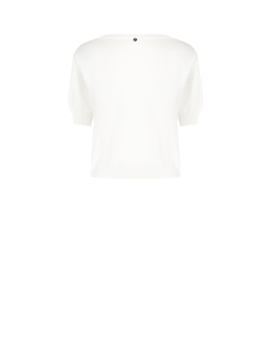 Pull léger en mélange de viscose avec perles et cristaux Rinascimento