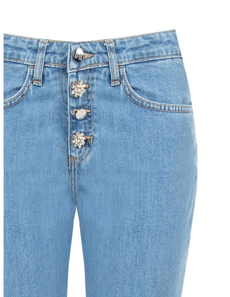 Jean flare à boutons bijoux Rinascimento