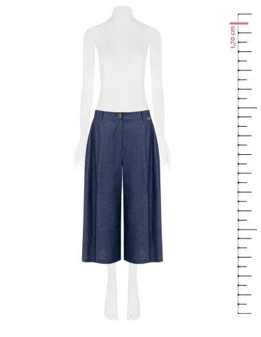 Lightweight Denim Trousers With Logo Tag Rr Rinascimento