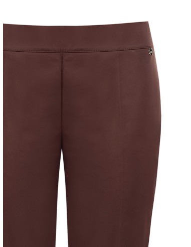 Rechte broek van katoenmix met zijrits Rinascimento