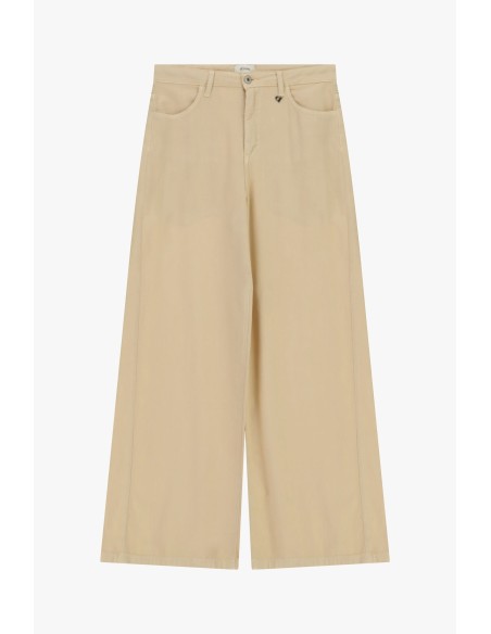 Pantalon palazzo taille haute à jambes larges Dixie
