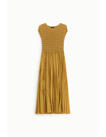 Robe avec décolleté et détail froncé Dixie