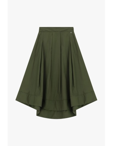 Jupe midi évasée avec plis tailleur Dixie