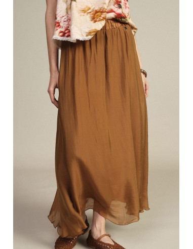 Jupe midi évasée avec élastique à la taille Dixie
