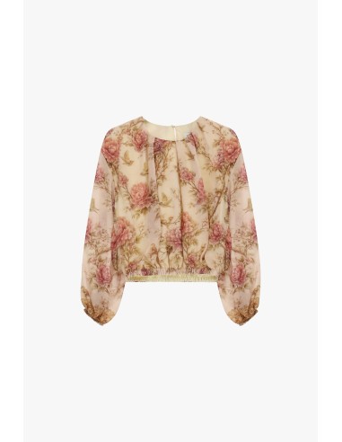 Top met lange mouwen en bloemenprint Dixie