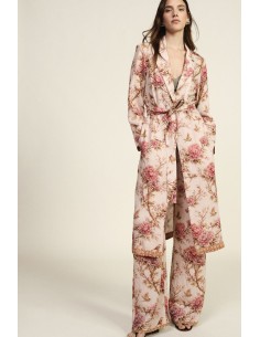 Long Floral Fantasy Top With Dixie Belt