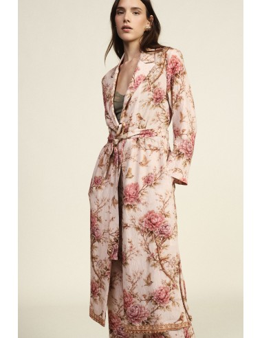 Long Floral Fantasy Top With Dixie Belt