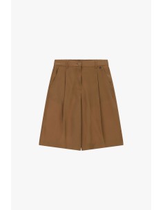 Dixie Shorts met hoge taille, plooien en zijzakken 2