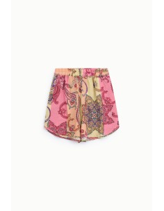 Shorts coupe regular à imprimé paisley aux couleurs vives Dixie 2