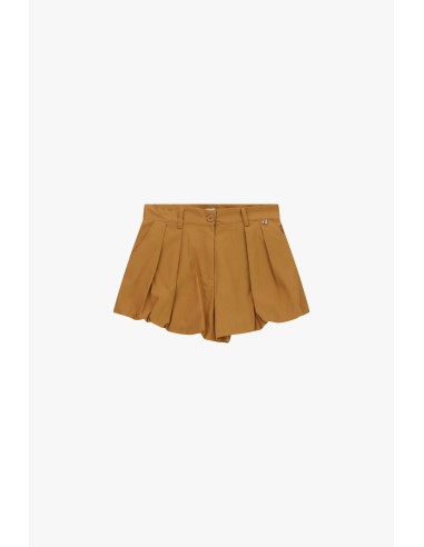 Short à coupe régulière avec fléchettes et revers Dixie