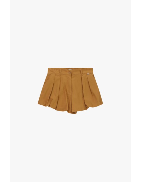 Short à coupe régulière avec fléchettes et revers Dixie