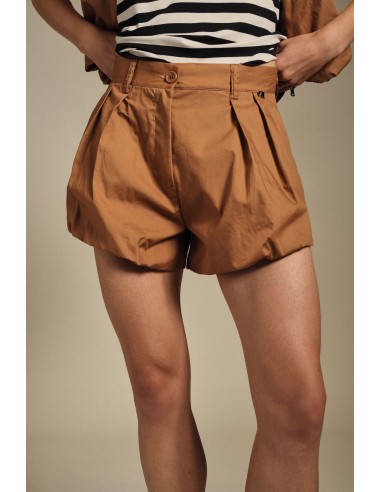 Short à coupe régulière avec fléchettes et revers Dixie
