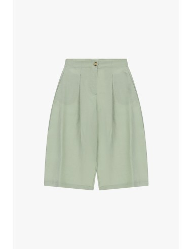 Short taille haute pour femmes avec pinces et poches Dixie