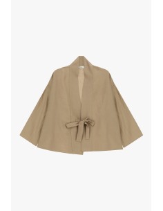 Korte blazer met ruime pasvorm en strikceintuur Dixie 2