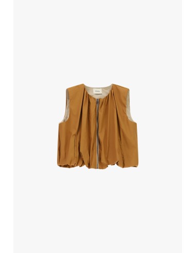 Gilet sans manches avec fermeture éclair et coupe ample Dixie
