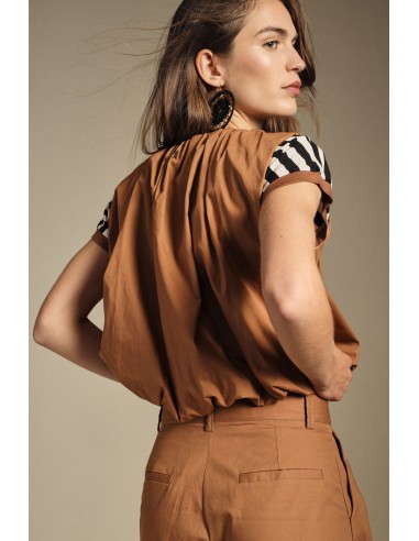 Gilet sans manches avec fermeture éclair et coupe ample Dixie