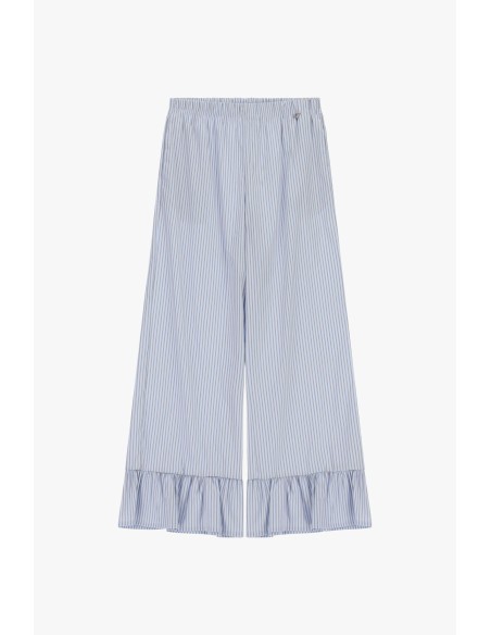 Pantalon rayé Palace avec volant Dixie Bottom
