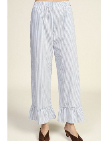 Pantalon rayé Palace avec volant Dixie Bottom