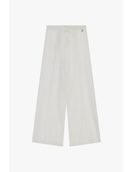 Pantalon large avec taille haute et cordon de serrage Dixie
