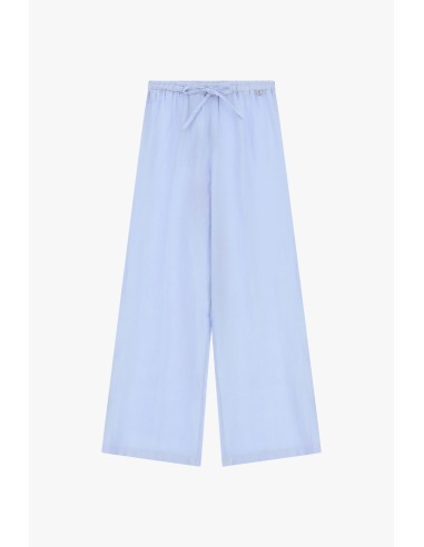 Pantalon large avec taille haute et cordon de serrage Dixie