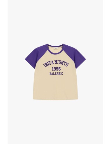 T-Shirt à manches raglan et imprimé Dixie sur le devant