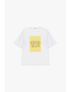 T-shirt met korte mouwen en Summer Vibes-print Dixie