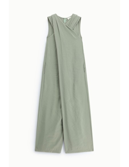Mouwloze jumpsuit met gekruist detail Dixie