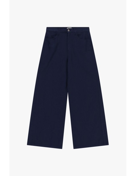 Dixie Palazzo-broek met hoge taille en wijde pijpen