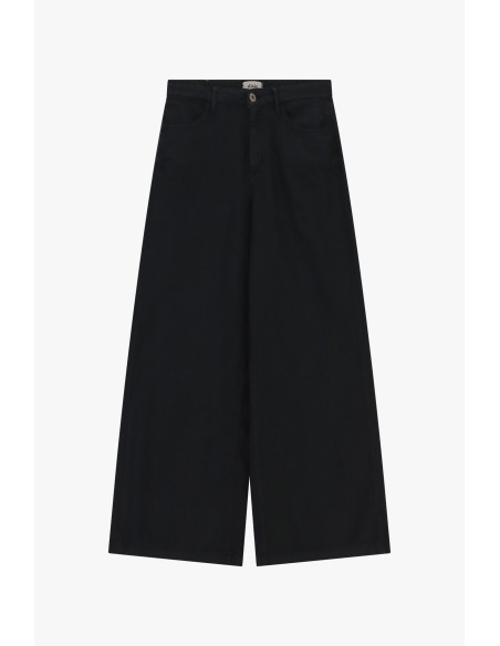 Pantalon palazzo taille haute à jambes larges Dixie