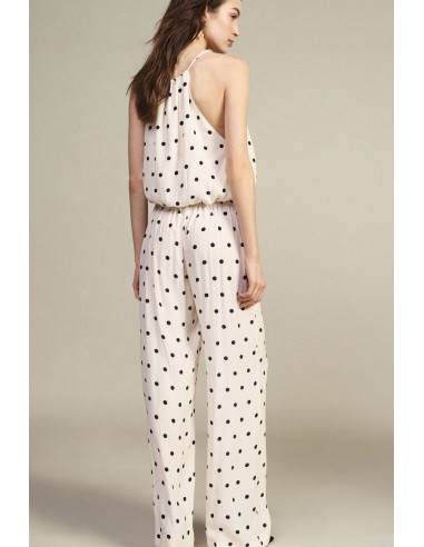 Dixie Palazzo-broek met stippen en elastische taille