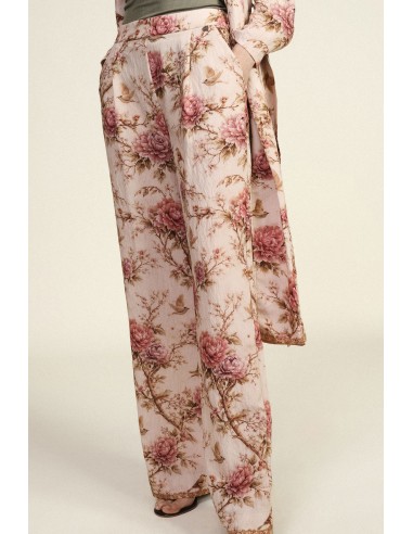 Pantalon palazzo à jambes larges et imprimé floral Dixie