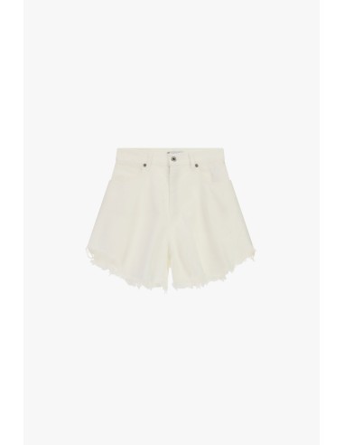 Short à coupe régulière avec ourlet effiloché et cinq poches S.V.P.
