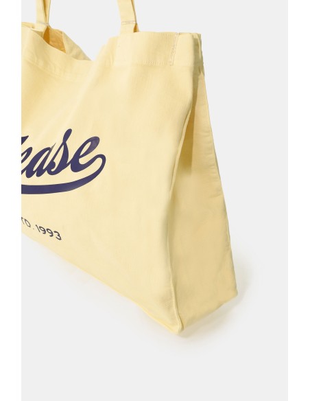 Grand sac cabas avec imprimé frontal Please