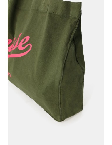 Grand sac cabas avec imprimé frontal Please